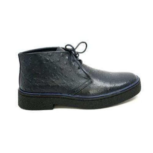 British Walkers Playboy Men s Navy Ostrich Leather Cheap