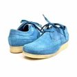 British Walkers Weaver Somerset Men s Aqua Blue Suede Fashion