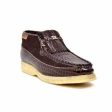 British Walkers Apollo Crocs Men s Brown Crocodile Leather and Suede Crepe Sole Slip Ons on Sale