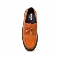 British Walkers Playboy Cruise Men s Cognac Leather Slip On Discount