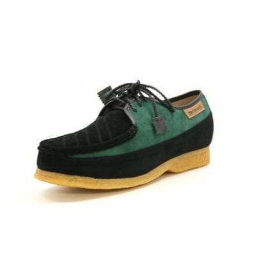 British Walkers Crown Men s Green and Black Suede Crepe Sole Discount