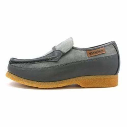 British Walkers Power Men s Grey Suede Old School Slip On Supply