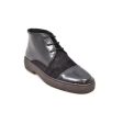 British Walkers Playboy Moc Toe Men s Black Leather and Suede on Sale