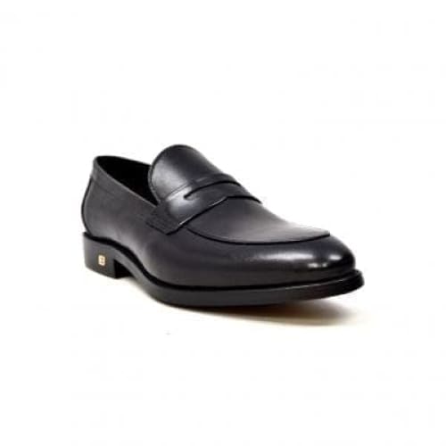 British Walkers Berlin Men s Black Leather Loafers Online