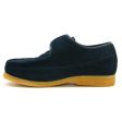 British Walkers Royal Men s Leather and Suede Crepe Sole Shoes with Velcro Strap Hot on Sale