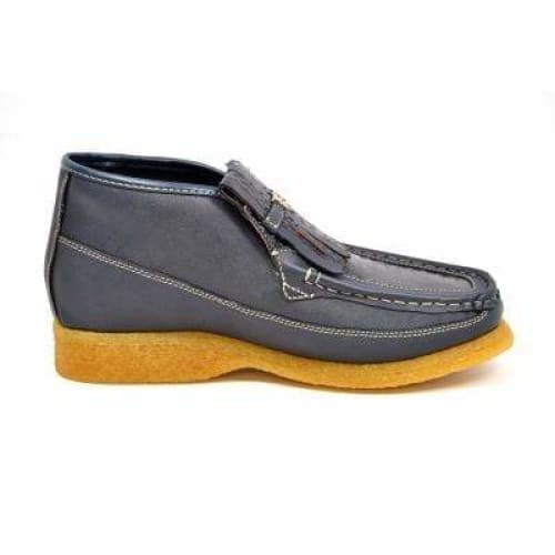 British Walkers Apollo 2 Men s Navy Blue Snake Leather and Suede Hot on Sale