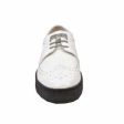 British Walkers Wingtip Low Cut Men s White Leather Oxfords Online now