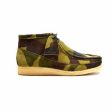 British Walkers Wallabee Boots Men s Walker 100 Green Camo Leather and Suede High Tops Discount