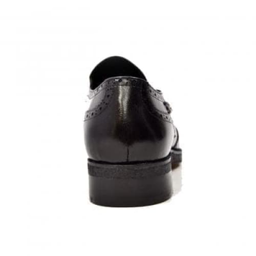 British Walkers Rick Men s Black Leather Slip On Supply