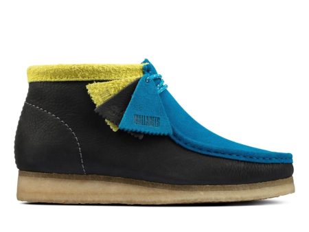 Clarks Originals Wallabee Boots Men s Ink Combi Suede 26163073 Fashion