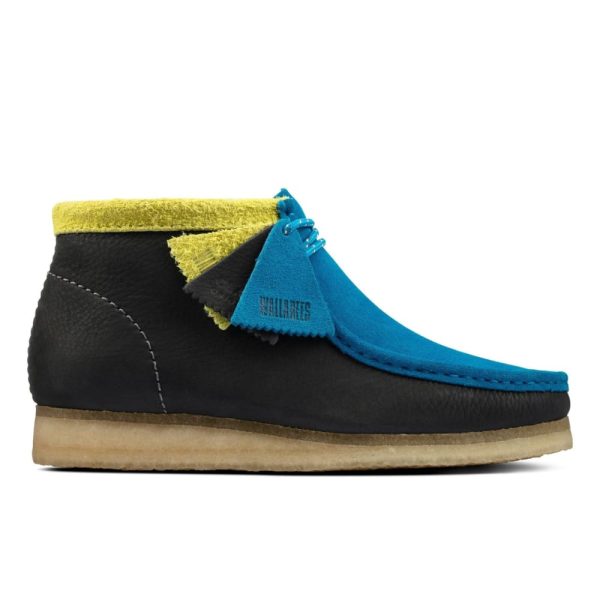 Clarks Originals Wallabee Boots Men s Ink Combi Suede 26163073 Fashion