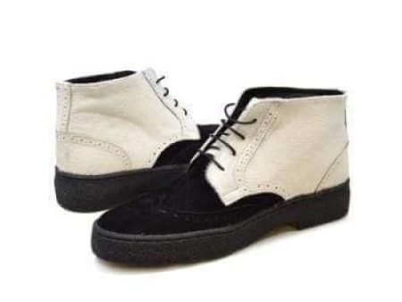 British Walkers Custom Made to Order Men s Black White Pony and Baby Lama Skin Online Hot Sale