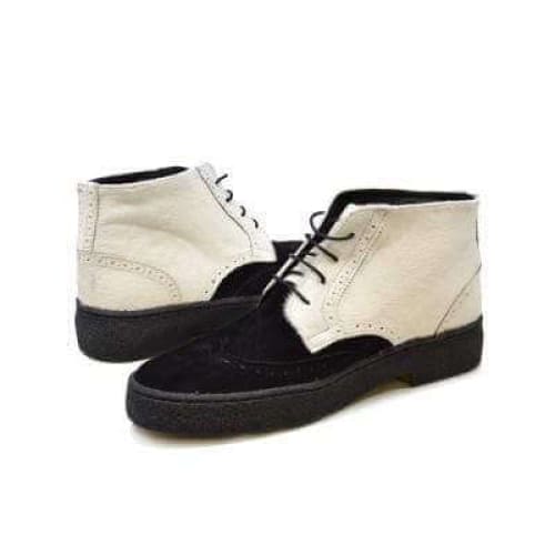 British Walkers Custom Made to Order Men s Black White Pony and Baby Lama Skin Online Hot Sale