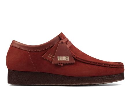 Clarks Originals Wallabee Low Men s Burgundy Nubuck Suede 26162550 Cheap