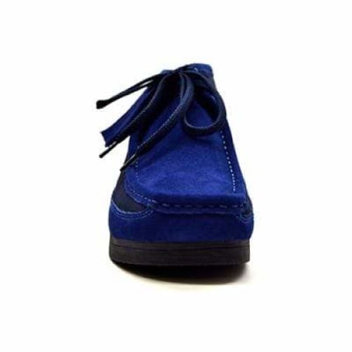 British Walkers New Castle Wallabee Boots Men s Navy Blue Suede For Cheap