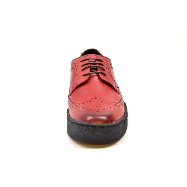 British Walkers Playboy Originals Wingtip Low Cut Men s Brick Red Leather Oxfords For Sale