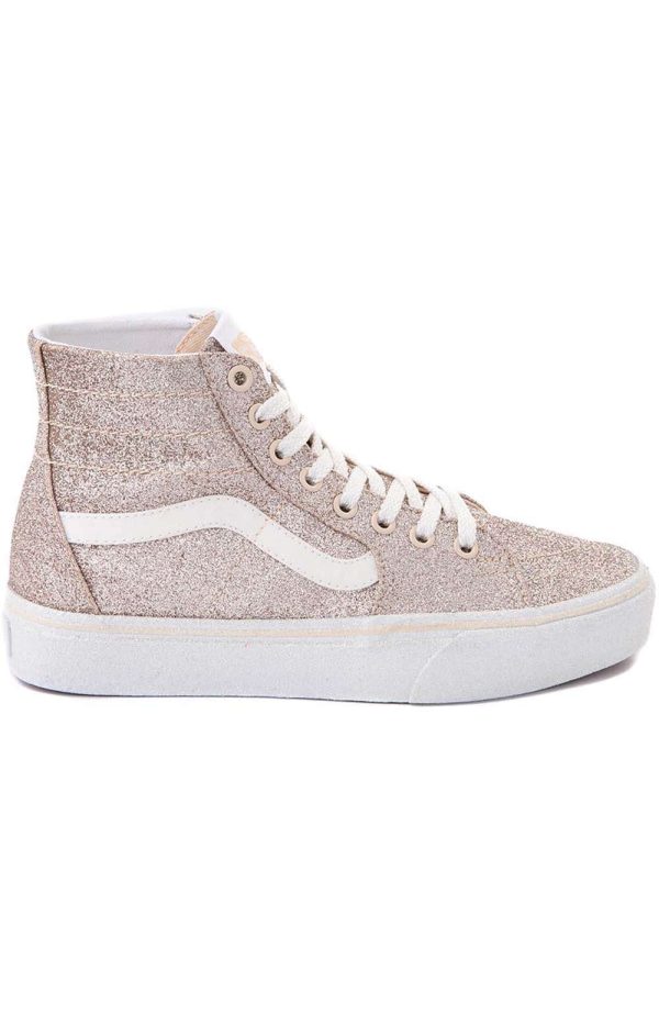 (U16B7A) Glitter Sk8-Hii Tapered Shoes - Macadamia on Sale