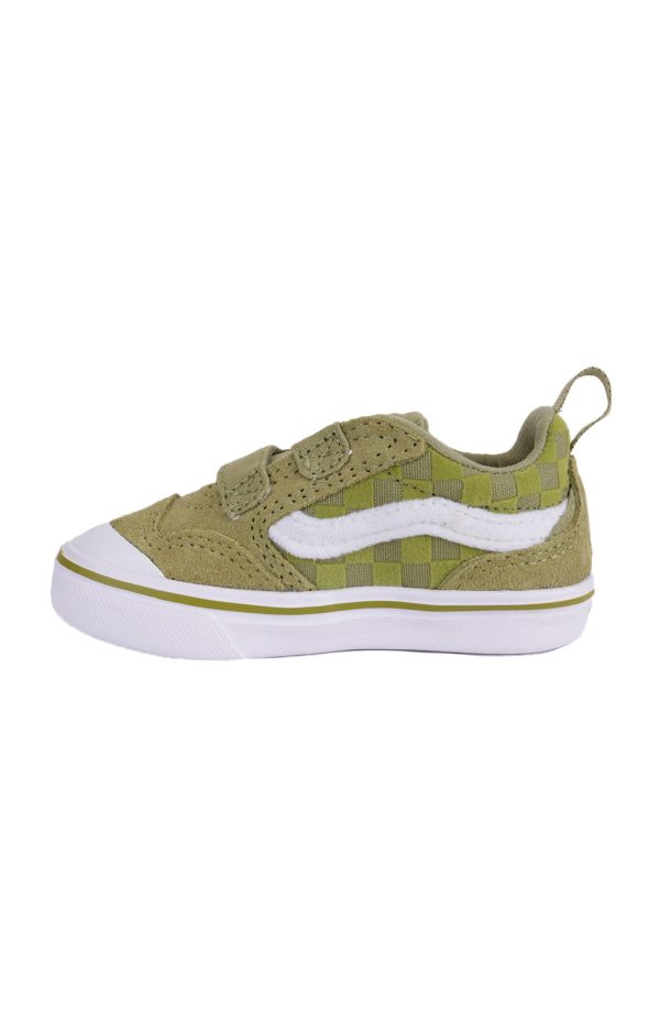 (TZHOLV) ComfyCush New Skool V Shoes - Safe Space Olive For Sale