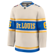 ST. LOUIS BLUES FANATICS PREMIUM BROBERG WINTER CLASSIC JERSEY - BEIGE For Cheap