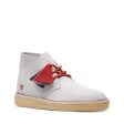 Clarks Originals Desert Boots VCY Men s Gray and Red Suede 26166525 Supply