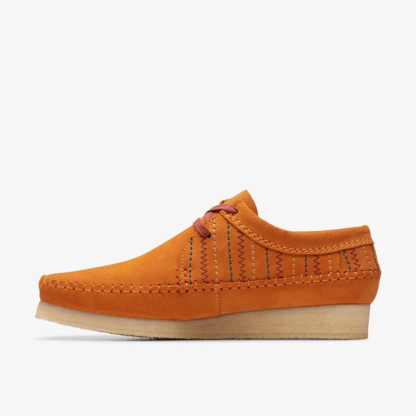 [26174517] Mens CLARKS WEAVER - BURNTORANGE COMB on Sale