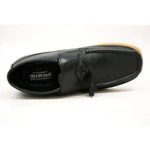 British Walkers Classic Men s Black Leather Slip On Fashion