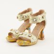 L ARTISTE JEWELL CLOSED BACK SANDALS For Sale