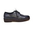 British Walkers Playboy Low Top Wingtips Men s Navy Blue Leather Oxfords on Sale