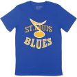 ST. LOUIS BLUES SERIES SIX REVERSE RETRO TEE - ROYAL BLUE Fashion