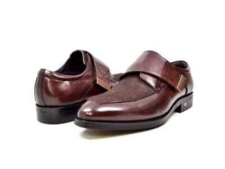 British Walkers Master Men s Brown Leather Velcro Loafers For Sale