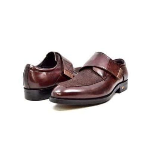 British Walkers Master Men s Brown Leather Velcro Loafers For Sale