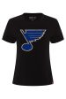 ST. LOUIS BLUES SPORTIQE WOMEN S NOTE ARCADIA TEE- BLACK Online Hot Sale