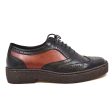 British Walkers Playboy Original Low Top Men s Black and Rust Leather Wingtips Online now