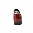 British Walkers Elegance Men s Burgundy Crocodile Leather Loafers For Sale