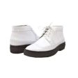 British Walkers Wingtips Limited Men s All White Leather High Tops For Discount