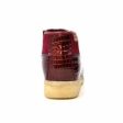 British Walkers Apollo Croc Men s Burgundy Crocodile Leather and Suede Crepe Sole on Sale