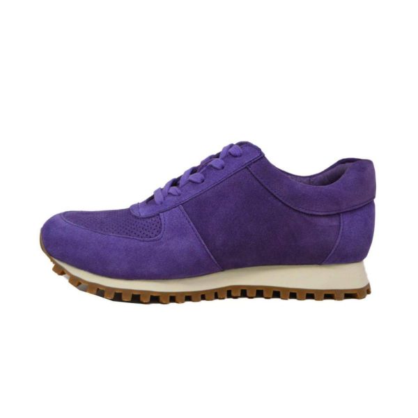 British Walkers Surrey Men s Purple Leather and Suede Sneakers Sale