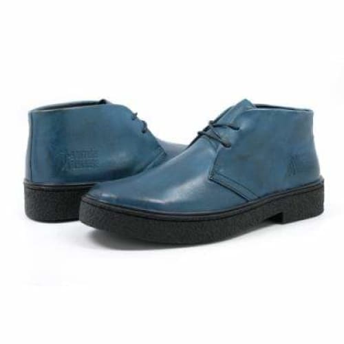 British Walkers Playboy Men s Steel Blue Leather on Sale