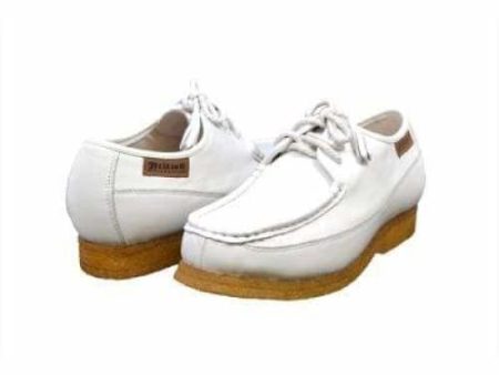 British Walkers Crown Men s White Leather Online