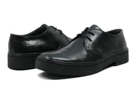 British Walkers Playboy Classic Low Cut Men s Black Leather Oxfords Online