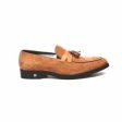 British Walkers Space Men s Cognac Suede and Leather Sophisticated Crepe Sole Loafers on Sale