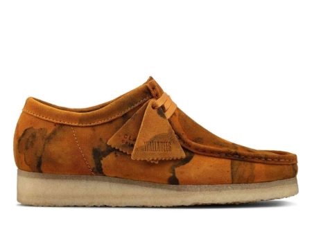 Clarks Originals Wallabee Low Men s Tumeric Camo Suede 26162484 Supply