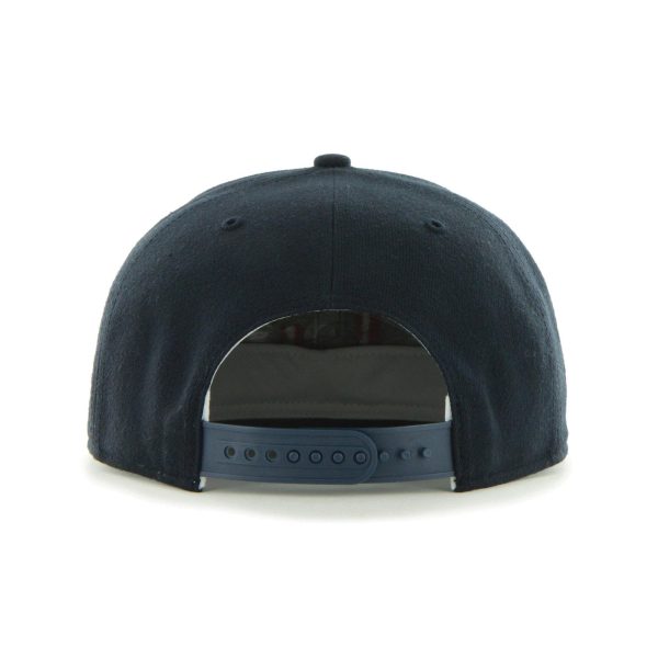 Mens 47 Brand Boston Red Sox Sure Shot Captain Snapback - Navy Blue Fashion