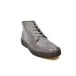 British Walkers Playboy Wingtips Limited Edition Men s Gray Ostrich Leather High Top Boots For Sale