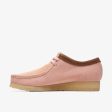 [26171990] Mens CLARKS WALLABEE - PINK COMBI SDE For Discount