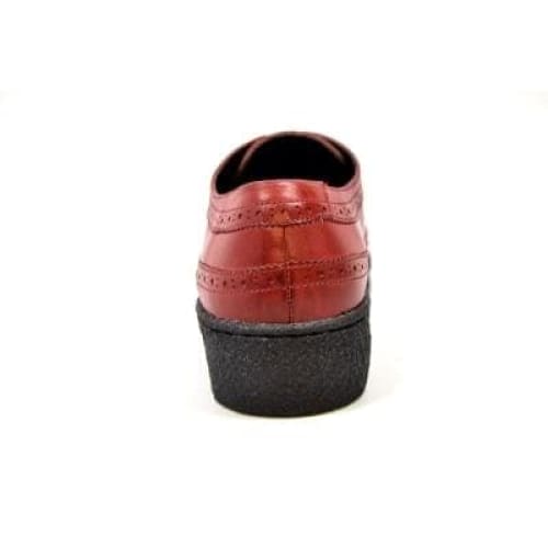 British Walkers Wingtip Low Cut Brick Red Leather Online now