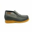 British Walkers Apollo Men s Gray Leather and Suede Crepe Sole Slip On Boots Online