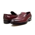 British Walkers Berlin Men s Bordeaux Red Leather Loafers Online