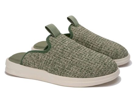 Pelli Waffle Slippers - Green Tea Waffle Marshmallow Cheap