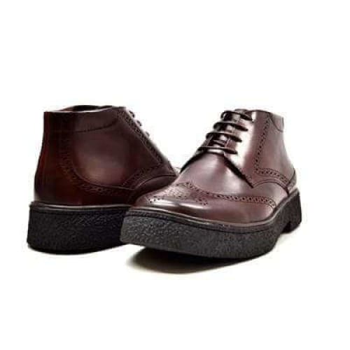 British Walkers Playboy Wingtip Men s Dark Brown Leather Online now